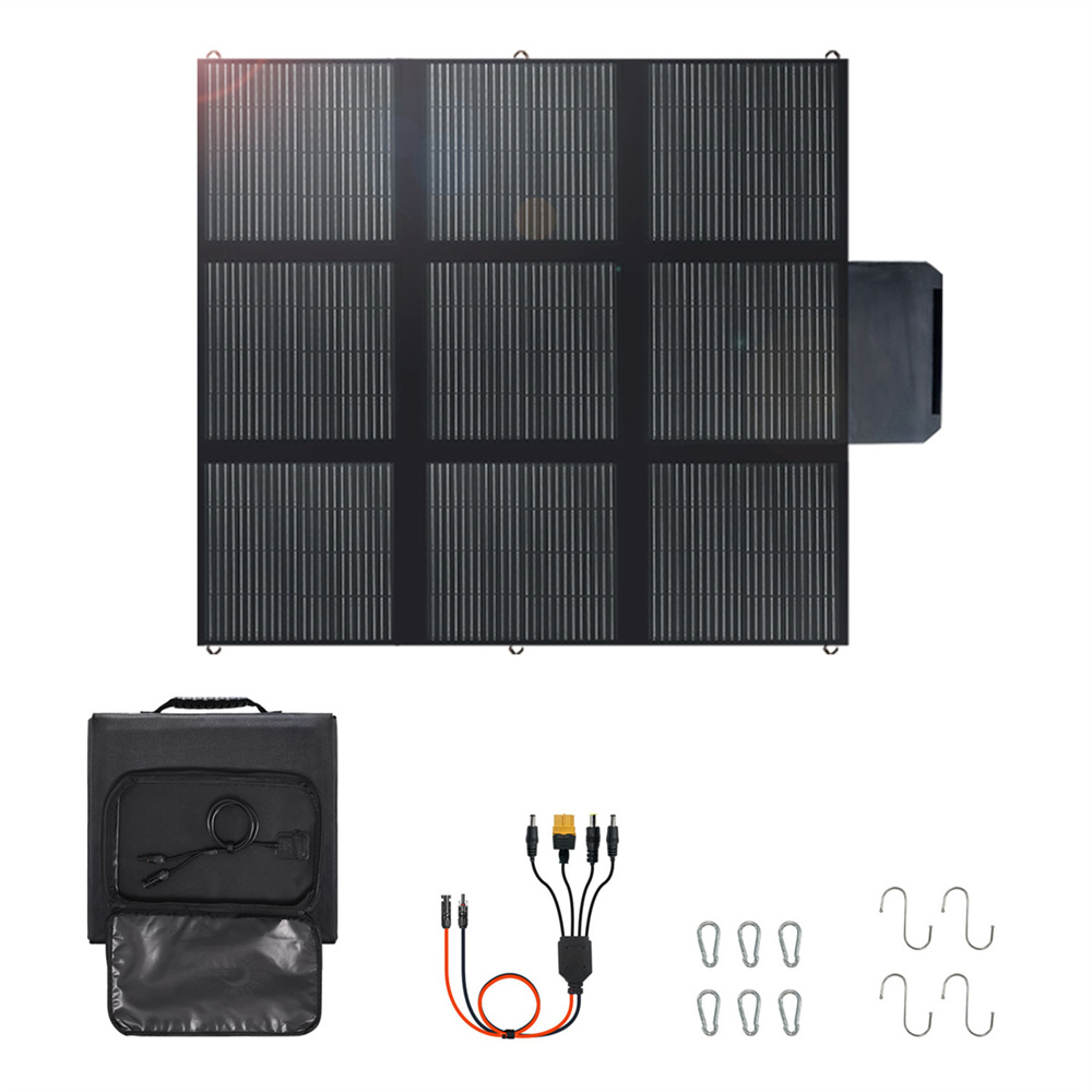 Painel solar portátil de 300w  - Solar Panel avaliação e preço