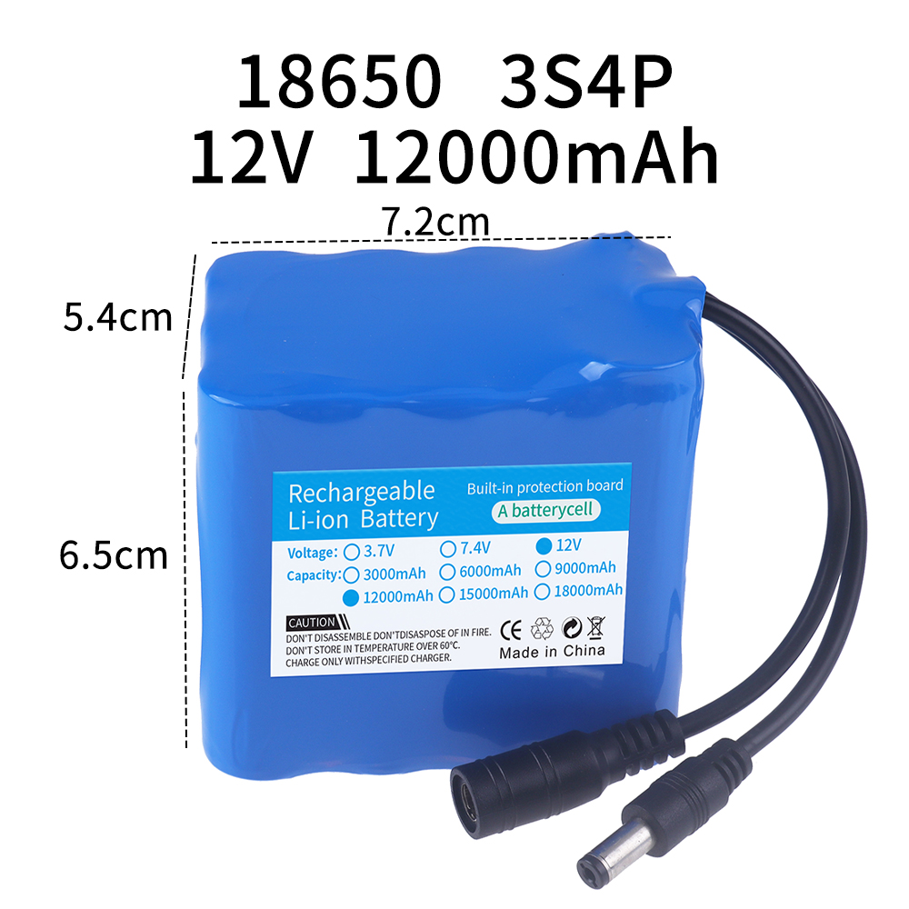 Bateria de íon de lítio recarr - Lithium Battery 12V avaliação e preço